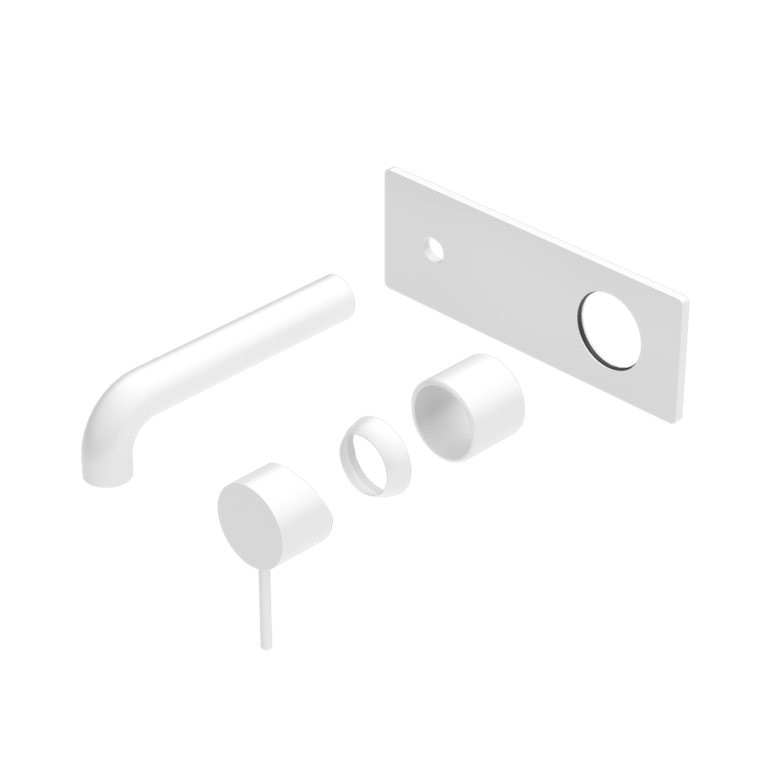 Nero Mecca Wall Basin/Bath Mixer 120/160/185/230/260mm Trim Kits