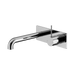 Nero Mecca Wall Basin/Bath Mixer Handle Up Chrome
