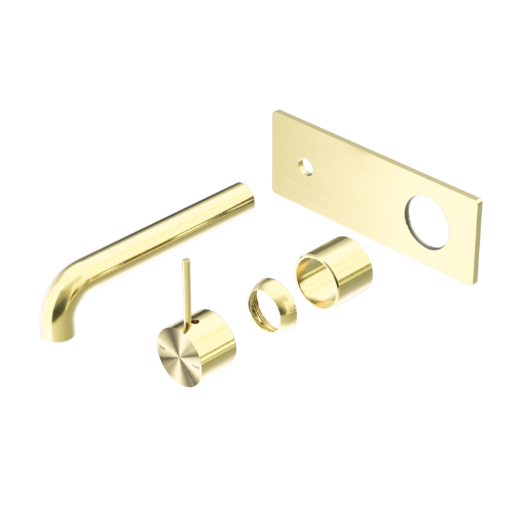 Nero Mecca Wall Basin/bath Mixer Handle Up 120/160/185/230/260mm Trim Kits