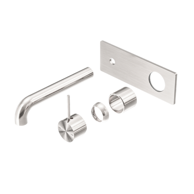 Nero Mecca Wall Basin/bath Mixer Handle Up 120/160/185/230/260mm Trim Kits