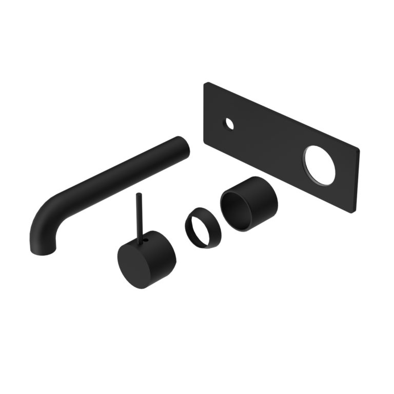 Nero Mecca Wall Basin/bath Mixer Handle Up 120/160/185/230/260mm Trim Kits