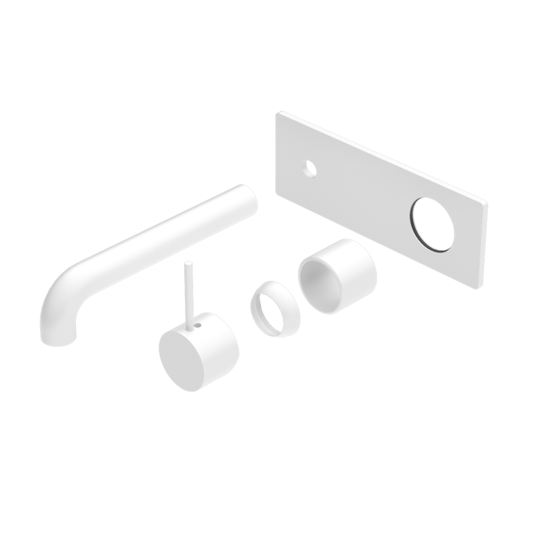 Nero Mecca Wall Basin/bath Mixer Handle Up 120/160/185/230/260mm Trim Kits