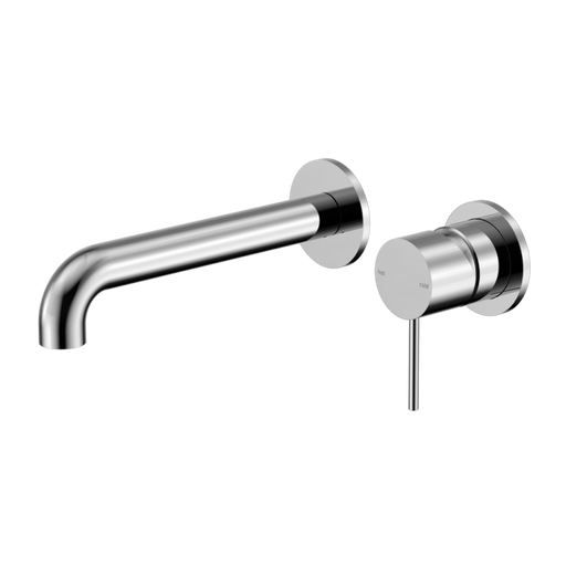 Nero Mecca Wall Basin/Bath Mixer Separate Back Plate