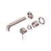 Nero Mecca Wall Basin/Bath Mixer Separate Back Plate Trim Kits