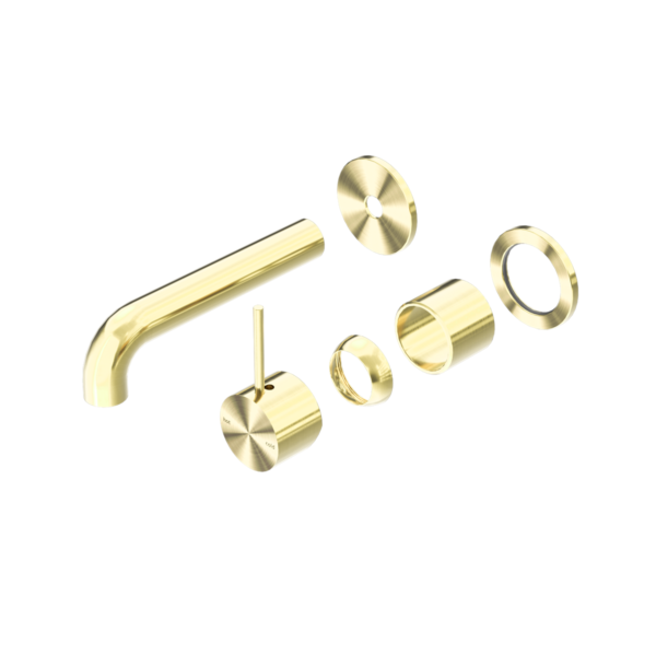 Nero Mecca Wall Basin/Bath Mixer Separate Back Plate Handle Up Trim Kits