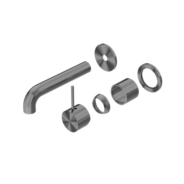Nero Mecca Wall Basin/Bath Mixer Separate Back Plate Handle Up Trim Kits