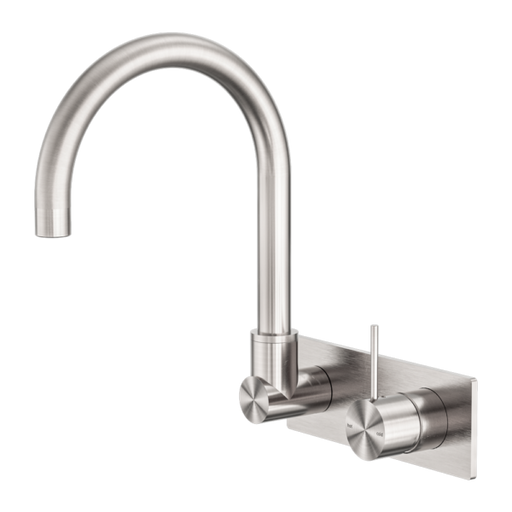 Nero Mecca Wall Basin/bath Mixer Swivel Spout Handle Up