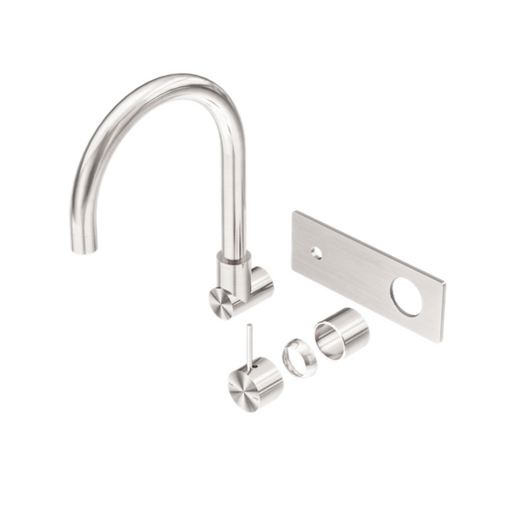 Nero Mecca Wall Basin/bath Mixer Swivel Spout Handle Up Trim Kits Only