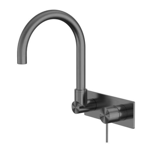 Nero Mecca Wall Basin/bath Mixer Swivel Spout