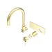 Nero Mecca Wall Basin/bath Mixer Swivel Spout Trim Kits Only