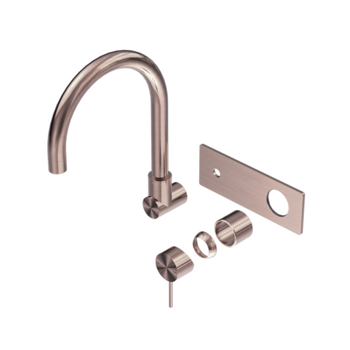 Nero Mecca Wall Basin/bath Mixer Swivel Spout Trim Kits Only
