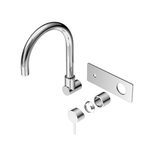 Nero Mecca Wall Basin/bath Mixer Swivel Spout Trim Kits Only