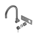 Nero Mecca Wall Basin/bath Mixer Swivel Spout Trim Kits Only
