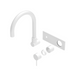 Nero Mecca Wall Basin/bath Mixer Swivel Spout Trim Kits Only
