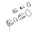 Nero Mecca Shower Mixer with Divertor Separate Back Plate Trim Kits