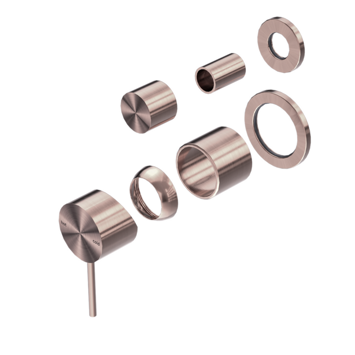 Nero Mecca Shower Mixer with Divertor Separate Back Plate Trim Kits