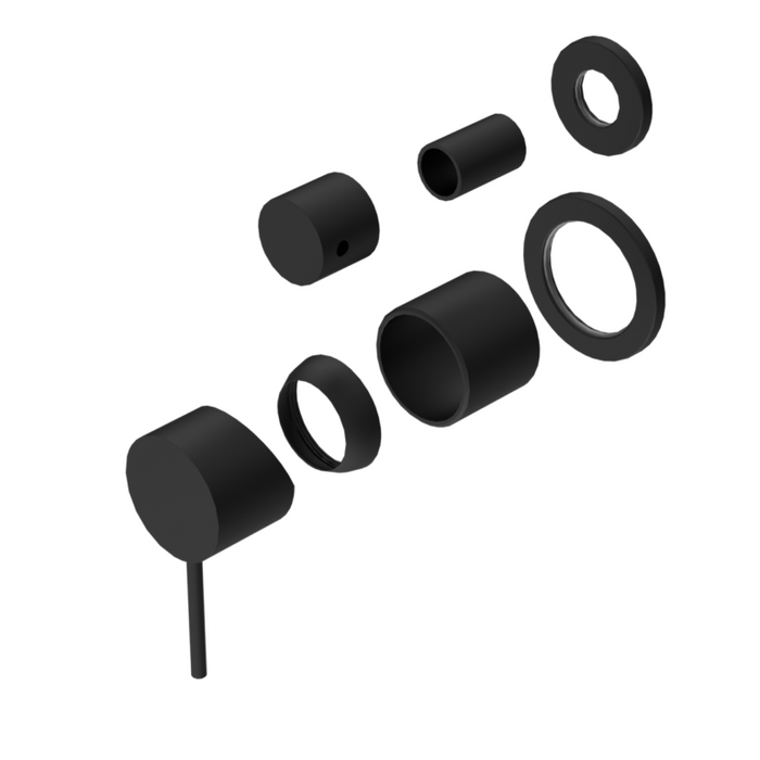 Nero Mecca Shower Mixer with Divertor Separate Back Plate Trim Kits