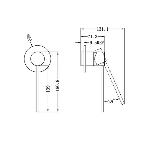 Nero Mecca Care Shower Mixer Trim Kits