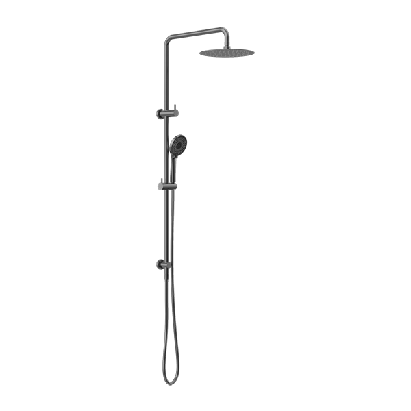 Nero Round Project Twin Shower