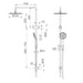 Nero Dolce II Twin Shower