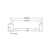 Nero Mecca Single Towel Rail