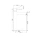 Nero Dolce Tall Basin Mixer