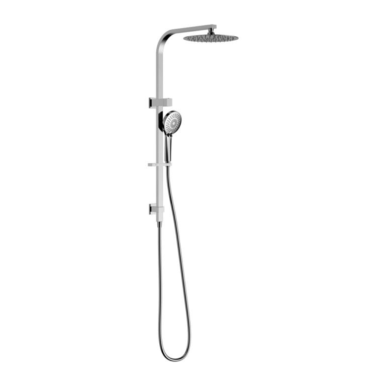 Nero Bianca Twin Shower