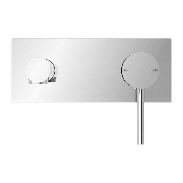 Nero Dolce Wall Basin/bath Mixer Straight Spout