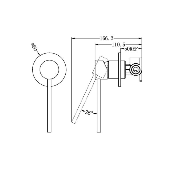 Nero Dolce Care Shower Mixer