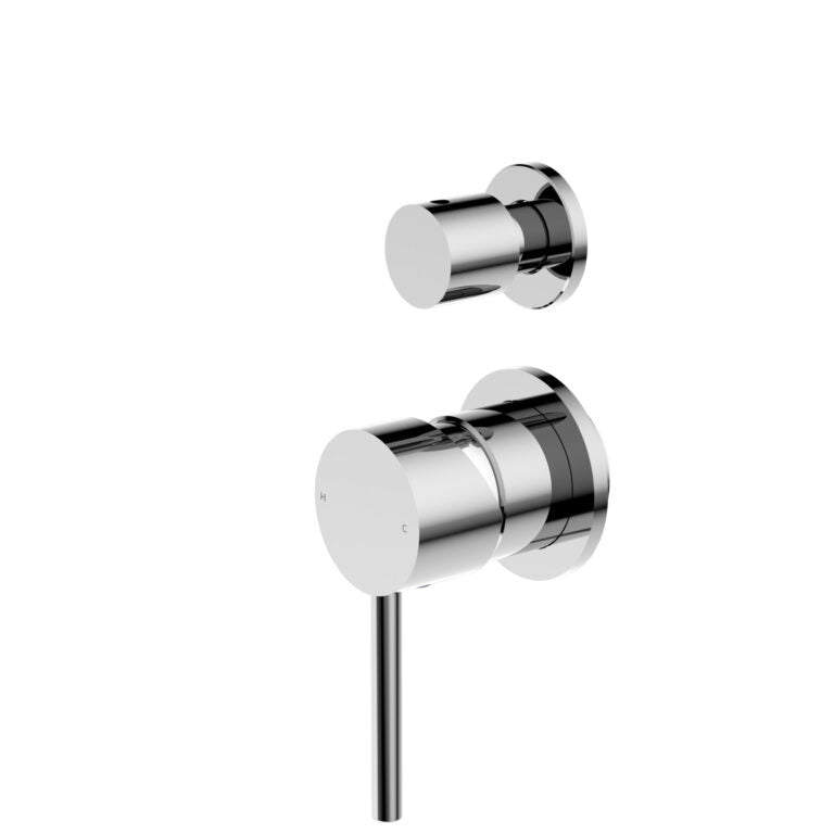 Nero Dolce Shower Mixer with Divertor Separate Back Plate