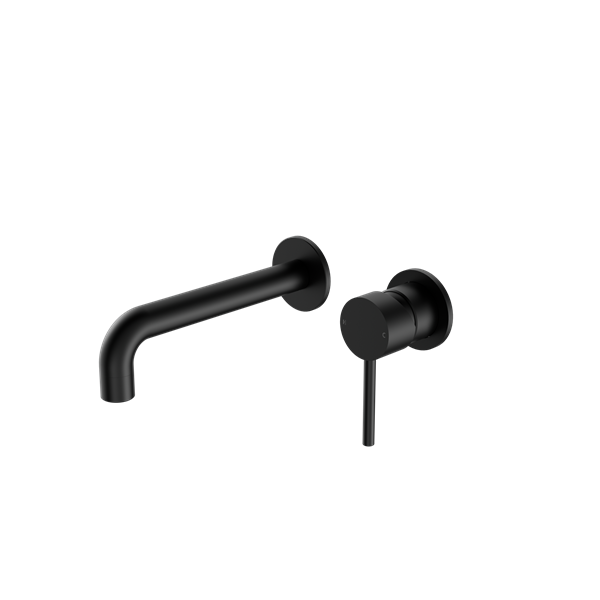 Nero Dolce Wall Basin/Bath Mixer Separate Back Plate