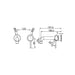 Nero Dolce Wall Basin/bath Mixer Separate Back Plate Trim Kits