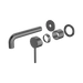 Nero Dolce Wall Basin/Bath Mixer Separate Back Plate Trim Kits