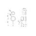Nero Dolce Shower Mixer With Diverter Separate Back Plate Trim Kits