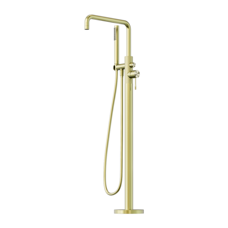 Nero Opal Freestanding Bath Mixer with Hand Shower