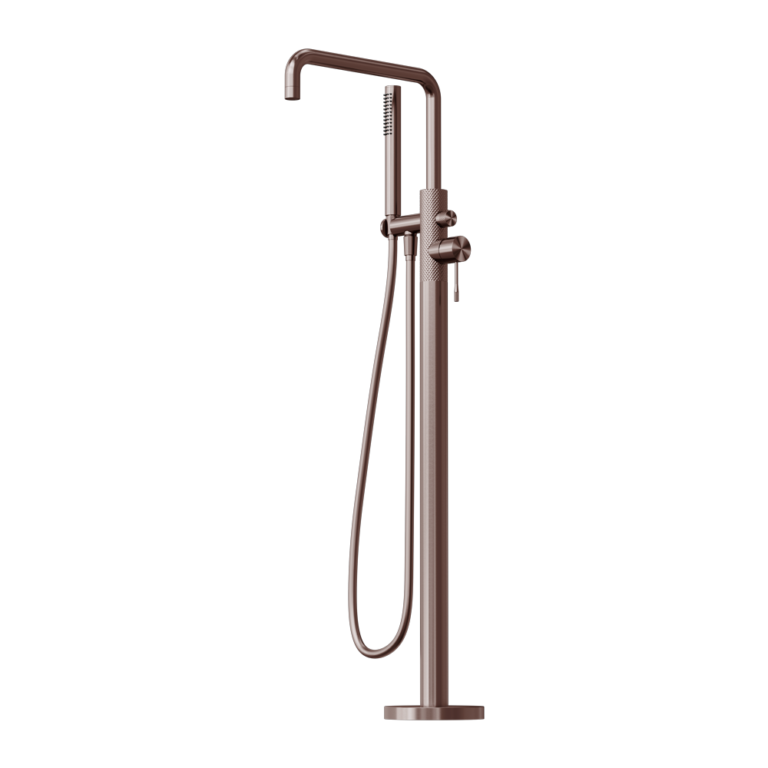 Nero Opal Freestanding Bath Mixer with Hand Shower