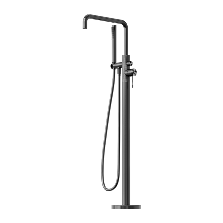 Nero Opal Freestanding Bath Mixer with Hand Shower