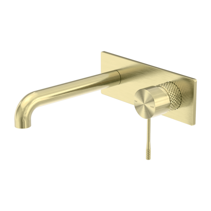Nero Opal Wall Basin/bath Mixer