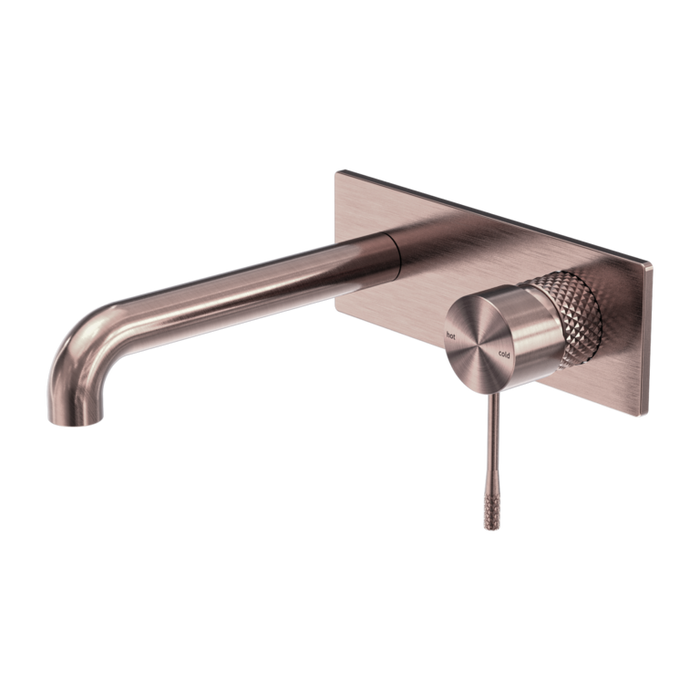 Nero Opal Wall Basin/bath Mixer