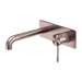 Nero Opal Wall Basin/bath Mixer