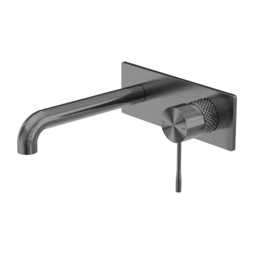 Nero Opal Wall Basin/bath Mixer