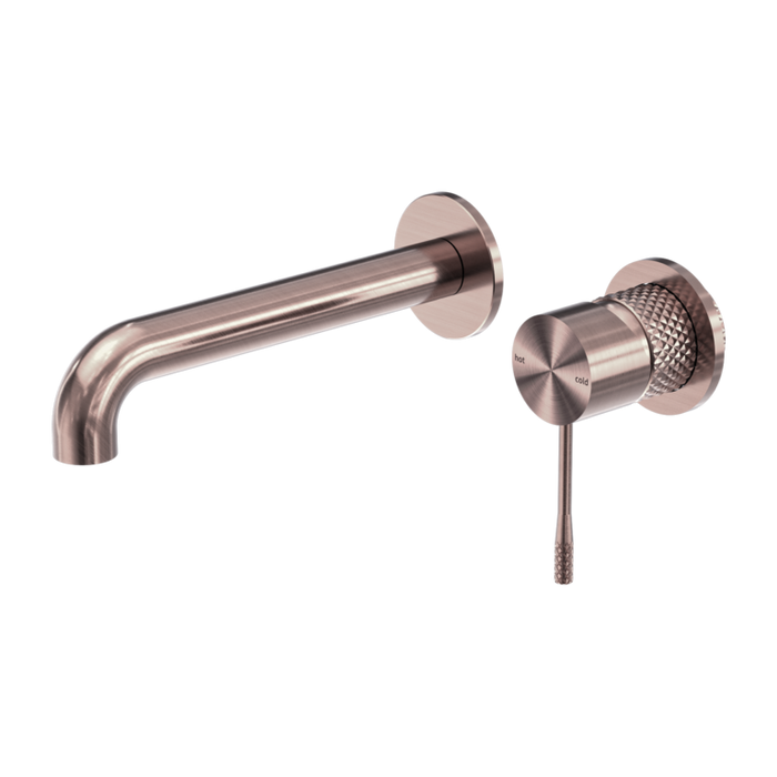 Nero Opal Wall Basin/bath Mixer Separate
