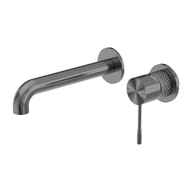 Nero Opal Wall Basin/bath Mixer Separate