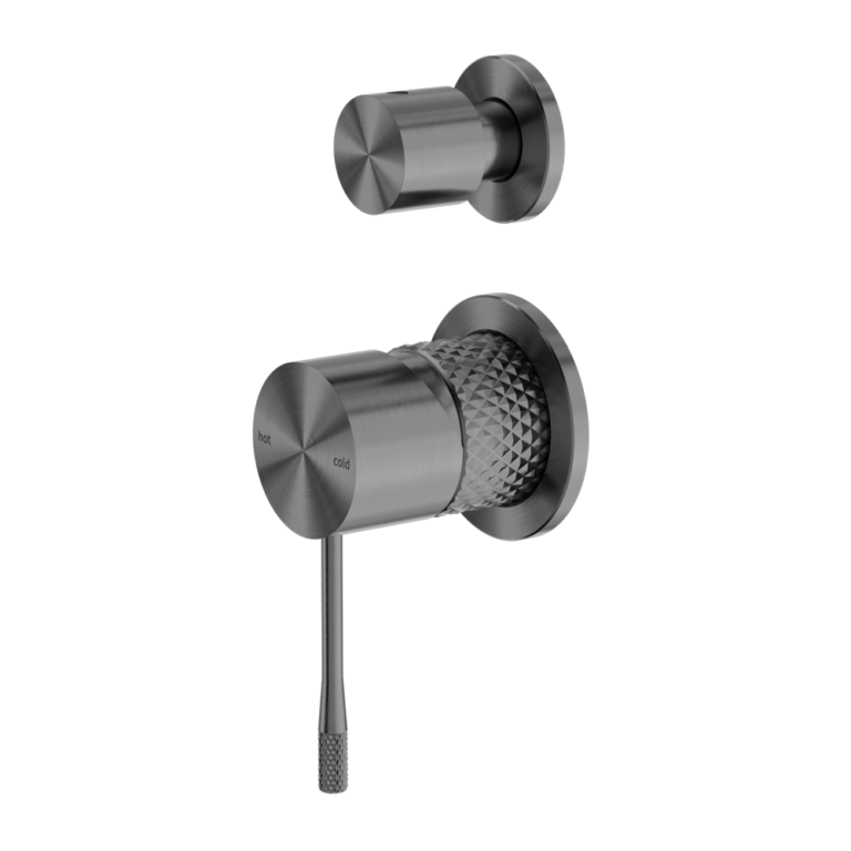 Nero Opal Shower Mixer with Divertor Separate Plate