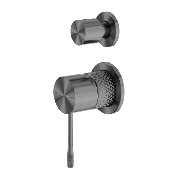 Nero Opal Shower Mixer with Divertor Separate Plate