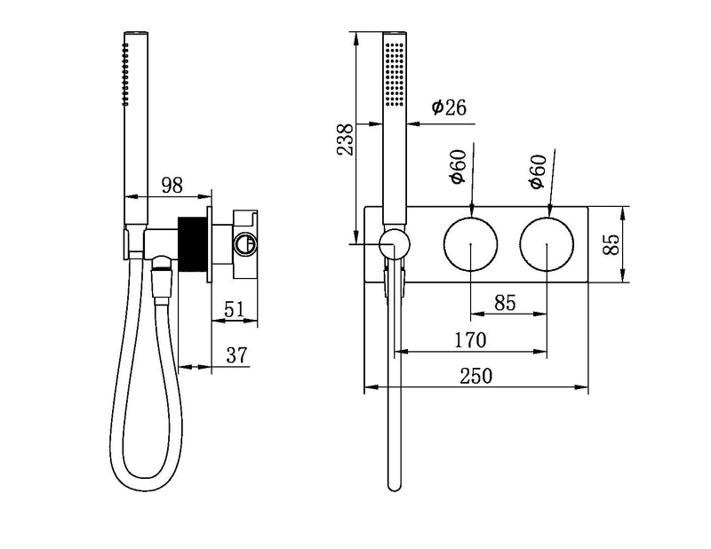 Nero Opal Progressive Shower System
