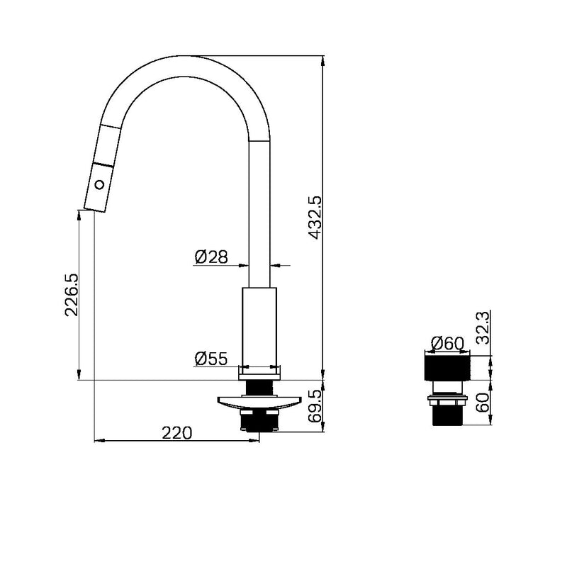 Nero Opal Progressive Pull Out Kitchen Set