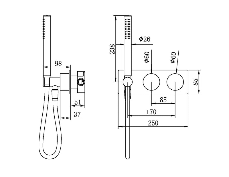 Nero Kara Progressive Shower System