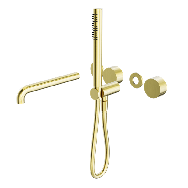 Nero Kara Progressive Shower System Separate Plate with Spout Trim Kits