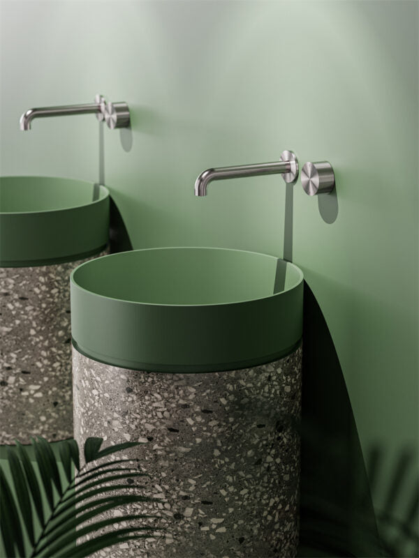 Nero Kara Progressive Wall Basin/Bath Set